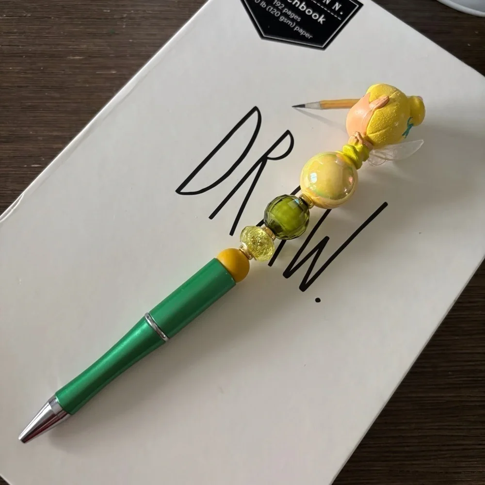 Disney Doorables: Tinker Bell Fairies: Tinkerbell handmade beaded pen
